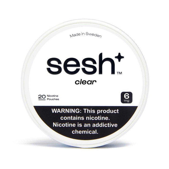 Sesh Tobacco Free Nicotine Pouch Unflavored 6mg 1/5 Ct Roll