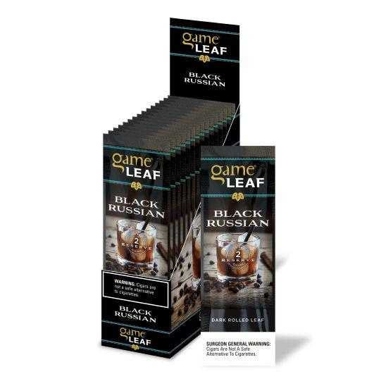 Game Leaf Cigars Black Russian 15 Pouches of 2