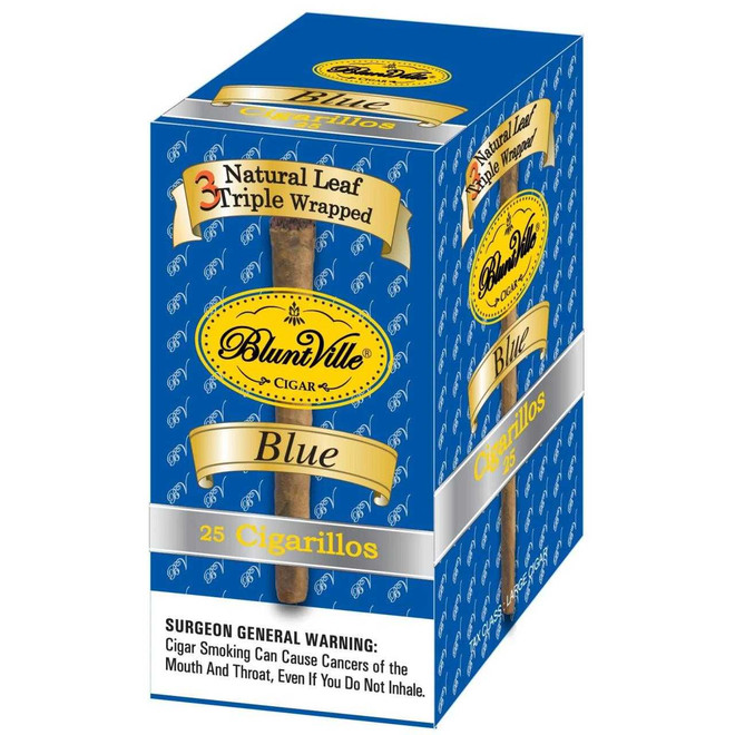 Bluntville Cigarillos Blue 25 Cigars