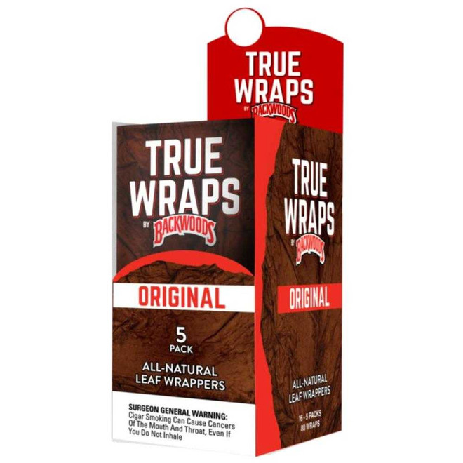 True Wraps by Backwoods Original Leaf Wraps 16/5