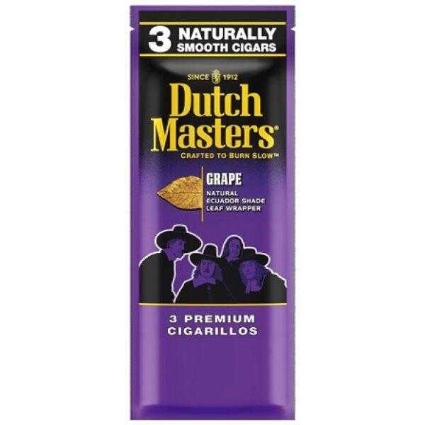 Dutch Masters Cigarillos Grape Foil 20 Pouches of 3