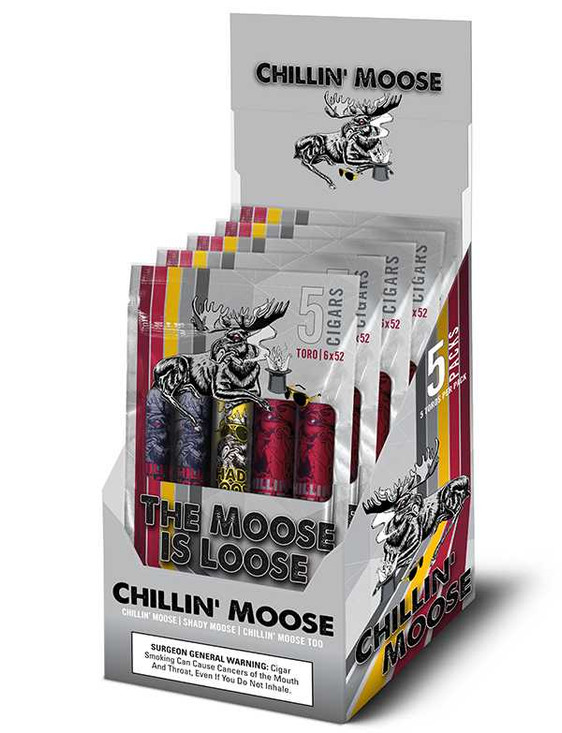Chillin Moose Cigar Sampler 5 ct