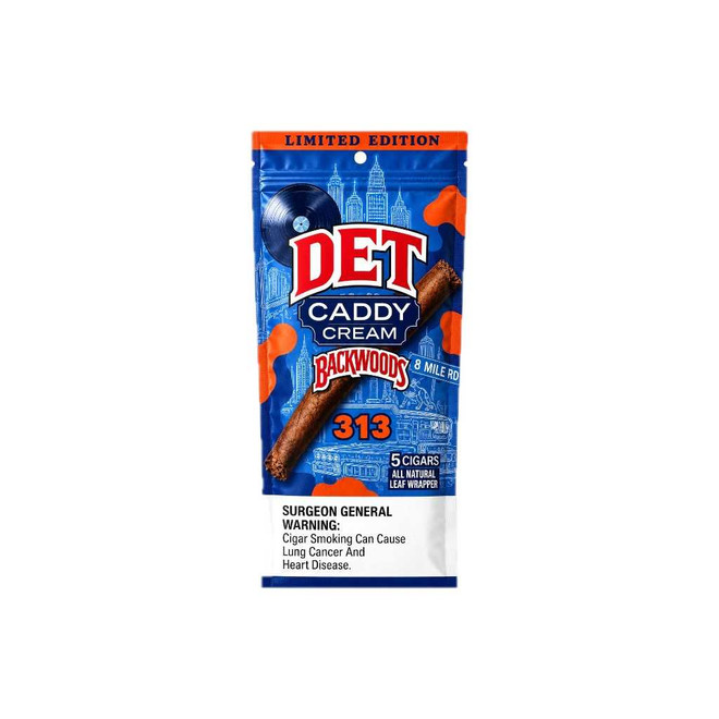Backwoods DET Caddy Cream Limited Edition Cigars 8/5Ct