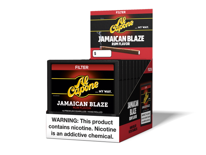 Al Capone Jamaican Blaze Filter Cigarillos