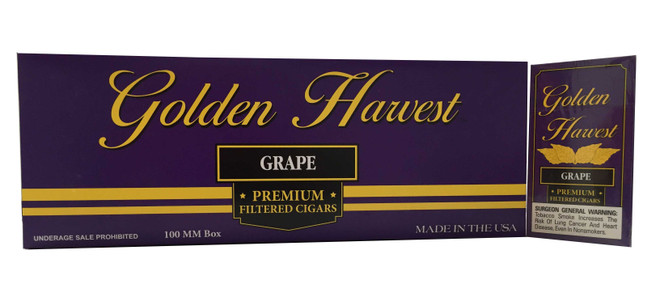 Golden Harvest Filtered Cigars Grape