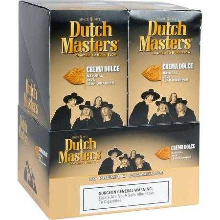Dutch Masters Cigarillos Crema Dolce Foil 20 Pouches of 3