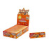 Juicy Jay Rolling Papers Peaches & Cream 1 1/4 24Ct, orange flavored rolling papers in a box and individual pack.