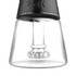 Pulsar Vaporizers Pulsar RoK Electric Oil Rig, clear glass oil rig with a black top and a percolator inside.