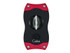 Colibri V-Cutter for Cigars, compact black and red cigar cutter with a central V-shaped blade for precise cigar cutting.