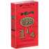 Republic Group JOB Cigarette Papers Orange 1 1/4 24/32Ct, a red box of cigarette rolling papers with gold and black accents, featuring the JOB logo and product details.