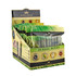King Palm Pre-Roll Wraps - 25pk, display of pre-rolled wraps in green and black packaging featuring branding and product features.