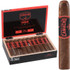 Camacho Corojo Bxp Cigar Gordo 20 Ct. Box, image of an open box containing 20 cigars with red and black packaging and a single cigar standing upright showing the label.