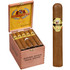 Baccarat Cigars Rothschild Natural 25ct Box, wooden cigar box with five cigars inside and one cigar outside, featuring gold and red labels with a crest and the year 1871.