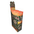 Lion Rolling Circus Hemp Wraps Mango, product display showing a box of 25 mango-flavored hemp wraps with colorful, tattoo-style artwork of characters on the packaging.