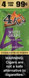 4 Kings Cigars White Grape 15 Pouches of 4
