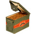 La Finca Ammo Cigars 91Ct. Box, vintage green metal ammunition box filled with cigars.