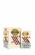 Throwback Natural Leaf Cigars French Vanilla Box 8 Packs of 5, image of the cigar box and individual cigars with branding and warning label.