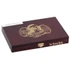 Drew Estate Deadwood Fat Bottom Betty Cigars 10 Ct. Box, a wooden cigar box with a detailed skull and lipstick graphic and gold accents.