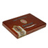 Alec Bradley Tempus Quadrum Cigars 10Ct. Box, wooden cigar box with Alec Bradley branding and decorative label, rectangular packaging for premium cigars.