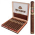 Alec Bradley Tempus Centuria Cigars 24Ct. Box, a set of premium cigars arranged in an open wooden box with a single cigar displayed beside it.