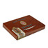 Alec Bradley Tempus Maduro Quadrum Cigars 10 Ct. Box, a wooden cigar box with a logo and branding for Alec Bradley Tempus Maduro Quadrum.