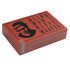 Caldwell Blind Man's Bluff Maduro Robusto Cigars 20Ct. Box, red packaging with a black and white illustration of a blind man's face and bold text branding
