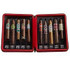CAO Champions Cigars Sampler III 10Ct. Box, a red cigar box displaying ten assorted cigars with various band designs and sizes.