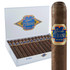Capricho Cubano Perfecto Maduro Cigars 25Ct. Box, image of a white box containing 25 dark Maduro cigars with the Capricho Cubano label on each, and a close-up of one cigar showcasing its brown, textured wrapper and label.