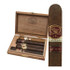 Padron Cigars 1926 Maduro Sampler 4Ct, wooden cigar box with four cigars and a singular cigar with band, close-up of the cigar with band.