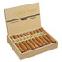 Altadis Aging Room Quattro Connecticut Vibrato Cigars 20Ct. Box, open box showing 20 cigars with Connecticut wrapper and branded bands inside a cream-colored box with gold text.