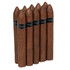 Cu-Avana Punisher Torpedo Cigars 10Ct. Pack, premium brown cigars standing upright in a row with black bands around each.