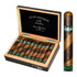 Rocky Patel The Edge A-10 Cigars, a box of premium cigars with a dark and light striped wrapper design.