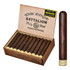 Rocky Patel The Edge Cigars, a box of premium long filler cigars with a dark, smooth wrapper, displayed alongside a single cigar showing its textured surface.