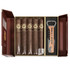 Romeo Y Julieta Cigars Reserve Toro Sampler with Wine Opener, a luxurious cigar collection in a decorative box with five cigars and a corkscrew wine opener.