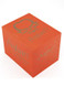 Asylum 13 Connecticut Robusto Cigars 25Ct. Box, orange packaging with a black skull logo and brand name on the top and sides.