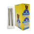 Royal Blunts Hemparillo Terpene Blend Mini Cones Pineapple Diesel 10/4, two pre-rolled mini cones with a terpene-infused blend in a clear plastic tray next to a yellow box.