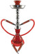 Dual Hose Hookah Pipe 19 inch with case
