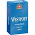 WestPort Tobacco Westport Filtered Cigars Light, blue pack of filtered cigars with branding and product details on the packaging.