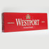 WestPort Tobacco Westport Filtered Cigars Full Flavor, red box of filtered cigars with the Westport logo and branding.