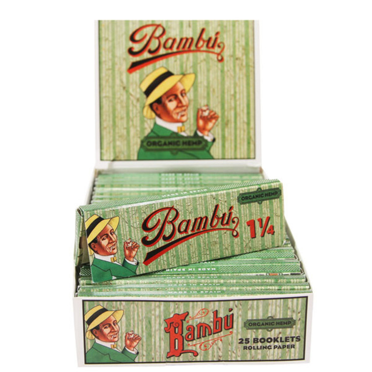 Big Bambu Organic Hemp Cigarette Papers 1 1/4 24 Ct