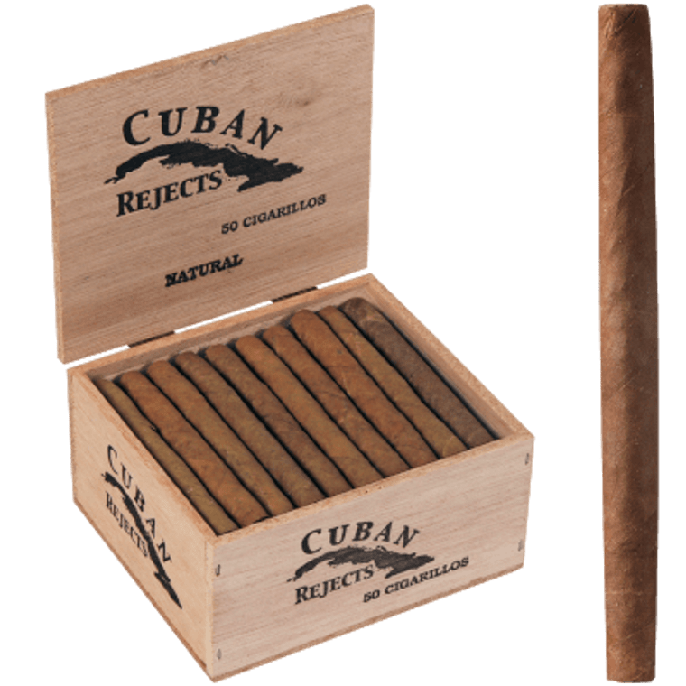 Cuban Rejects Classic Cigarillos Natural 50 Ct. Box