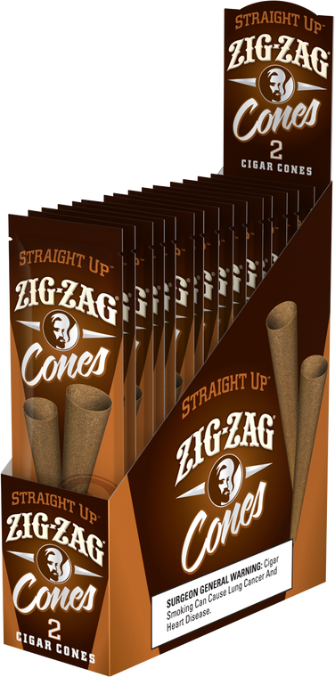 Zig Zag Pre-Roll Cones Wraps 2Ct/15Ct