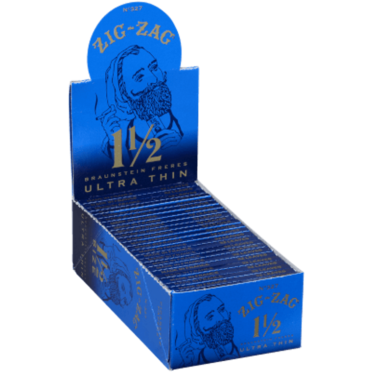 Zig Zag  Ultra Thin Blue Cigarette Papers 1 1/2 24Ct