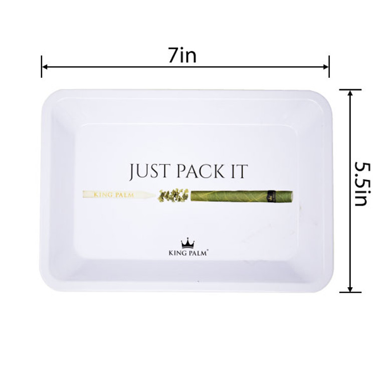 King Palm Rolling Rolling Tray Small- Just Pack It