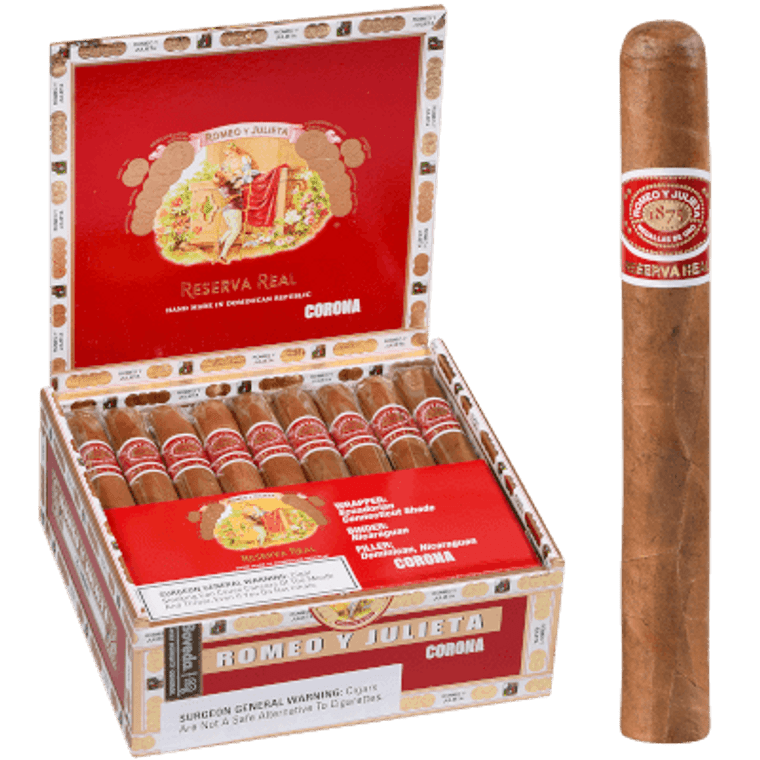 Romeo Y Julieta Reserva Real Corona 25 Ct. Box 5.50X44