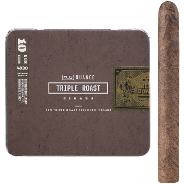 Nub Nuance Triple Roast Cigars 5/10 Tins 4.00X30