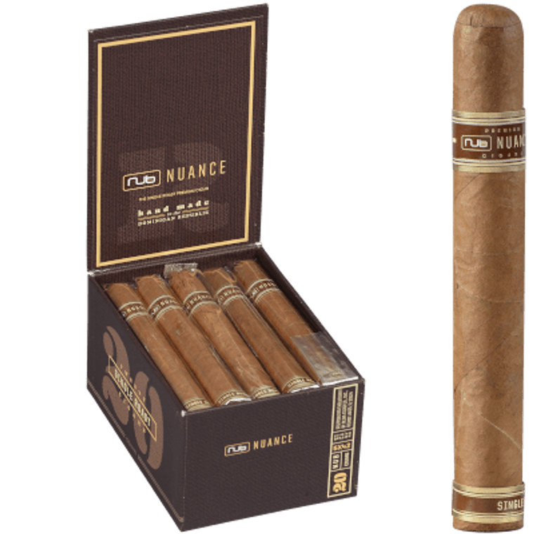 Nub Nuance Single Roast Cigar Corona 542 20 Ct. Box 5.00X42