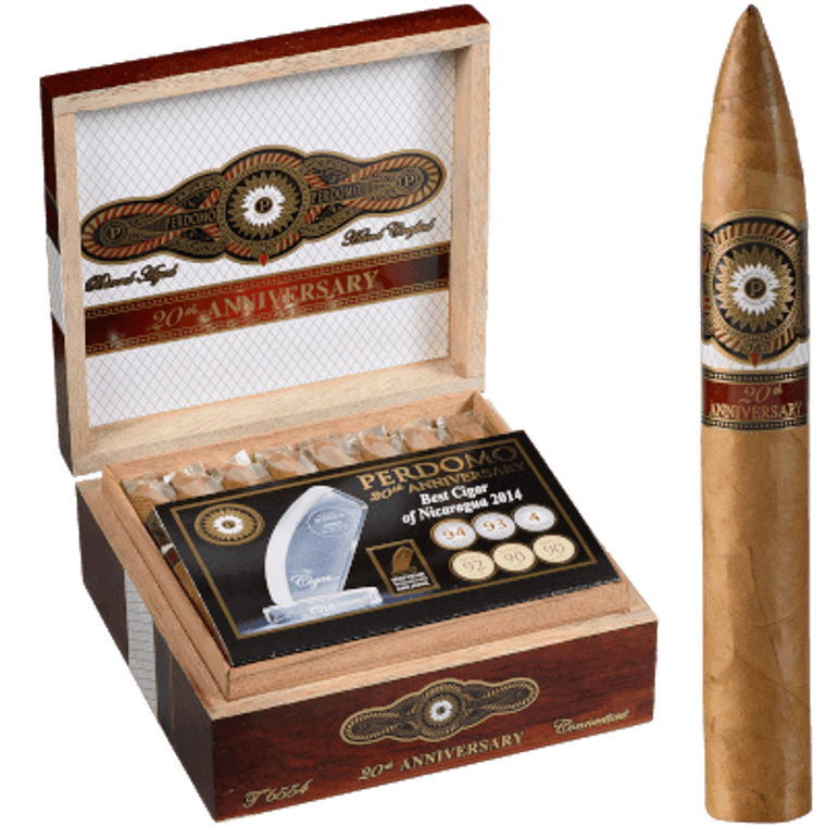 Perdomo 20th Anniversary Connecticut Cigars Torpedo 24 Ct. Box