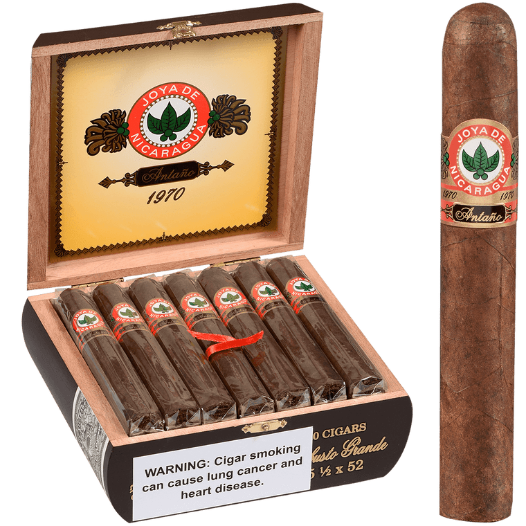 Joya De Nicaragua Cigars Antano 1970 Robusto Grande 20 Ct. Box 5.50X52