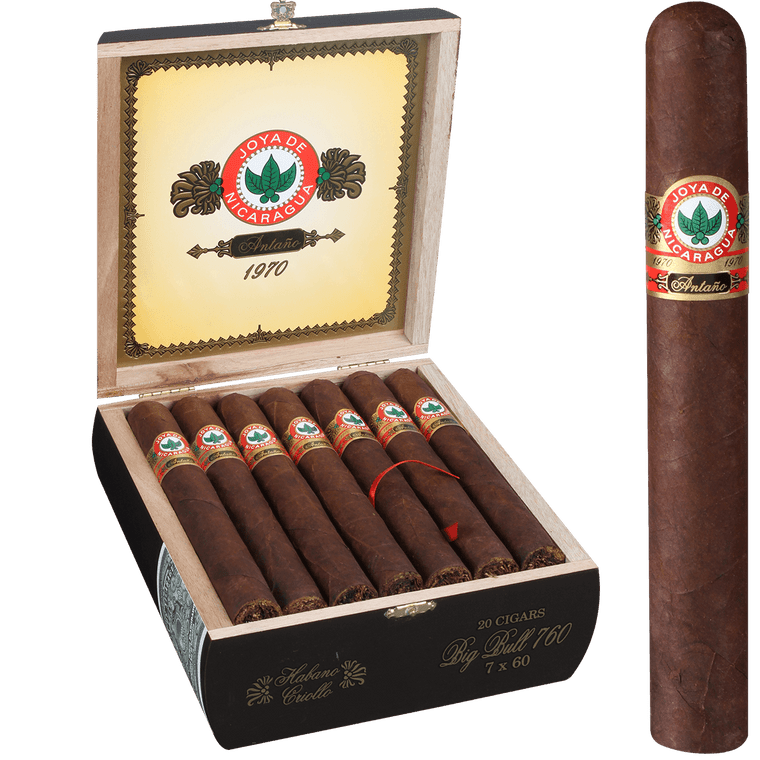 Joya De Nicaragua Cigars Antano 1970 Big Bull 760 20 Ct. Box 7.00X60